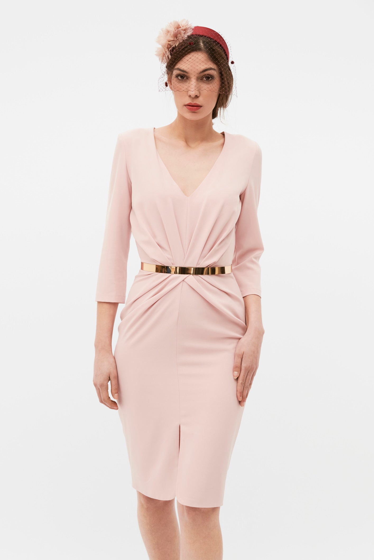 VESTIDO PETTIT BLUME ROSA NUDE