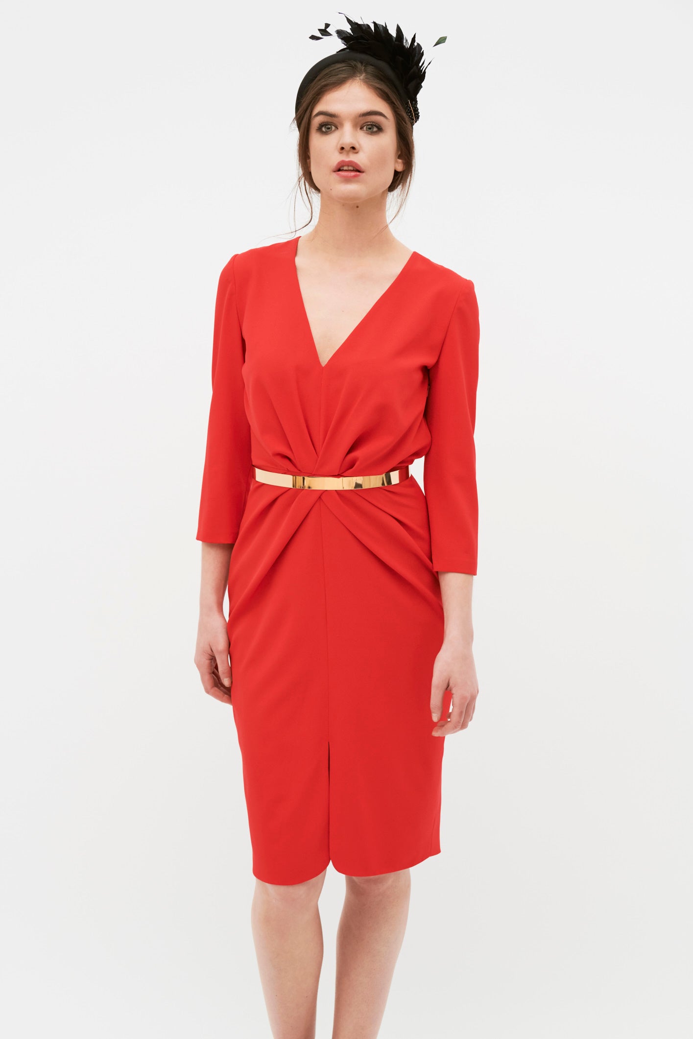 VESTIDO PETTIT BLUME ROJO