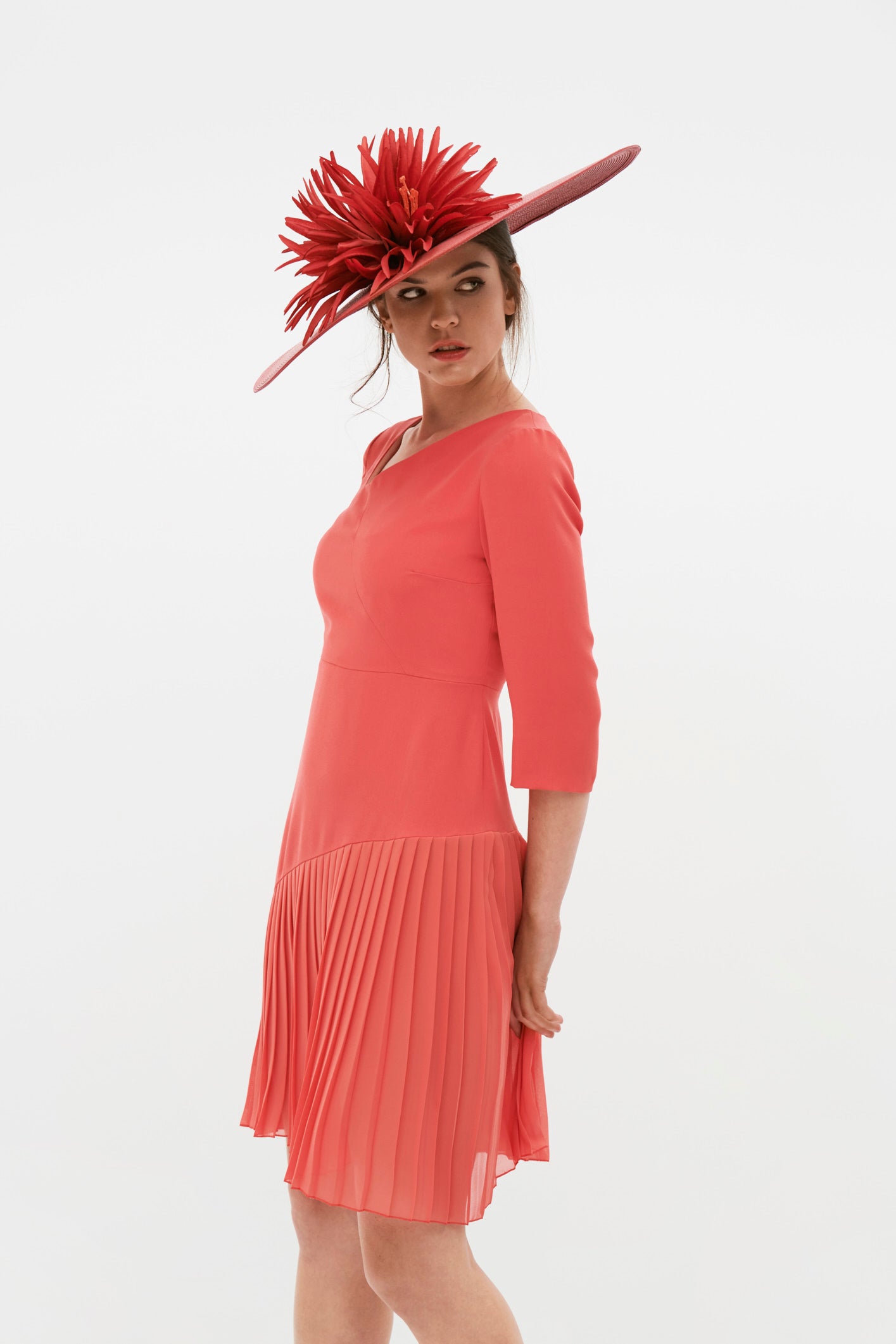 VESTIDO LETIZIA CORAL