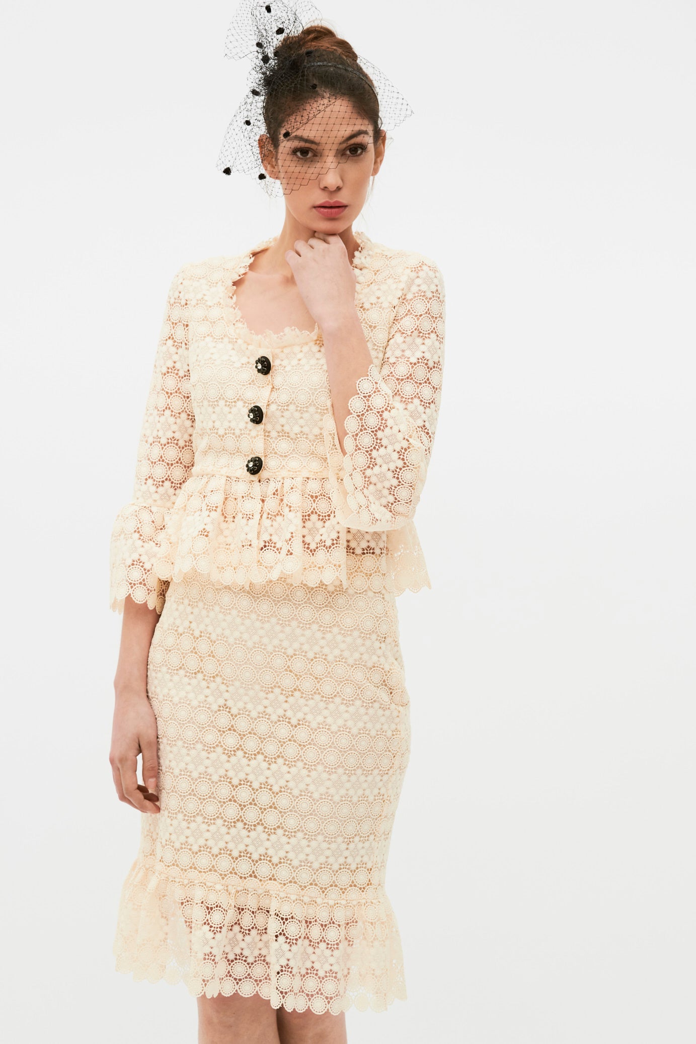 FALDA LAUREN BEIGE