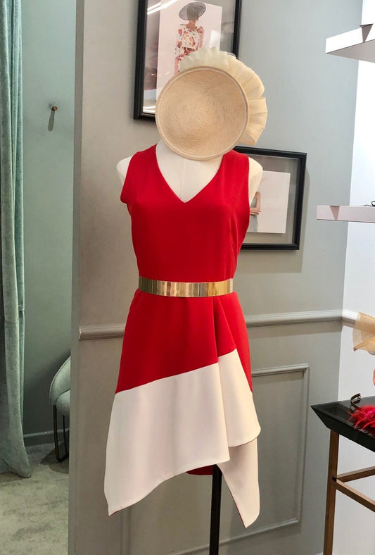 VESTIDO WAVES ROJO